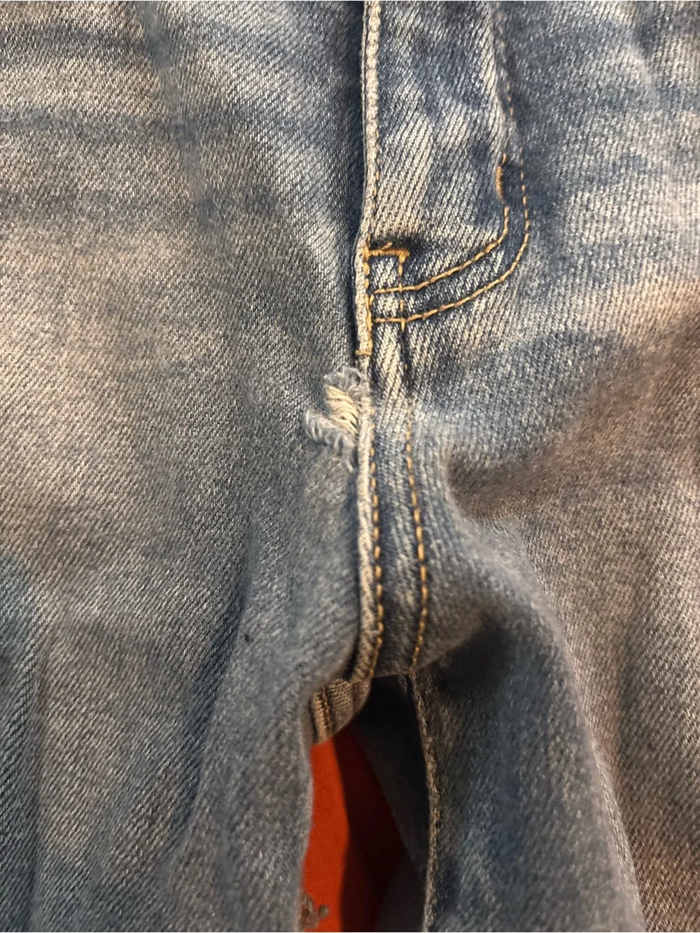 Buckle Skinny Jeans in Medium Blue Wash